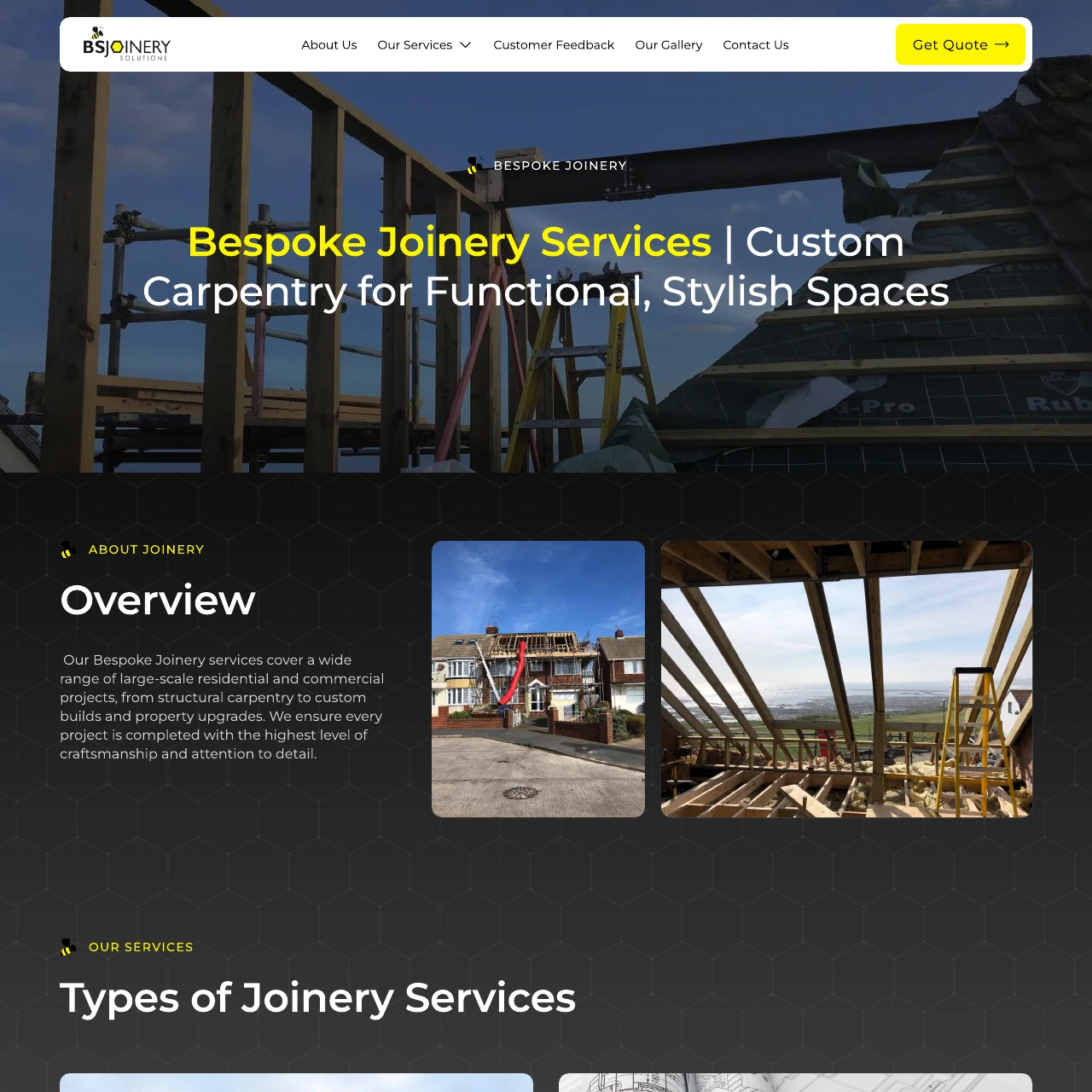 Bespoke Joinery & Carpentry — Part 1 of 5