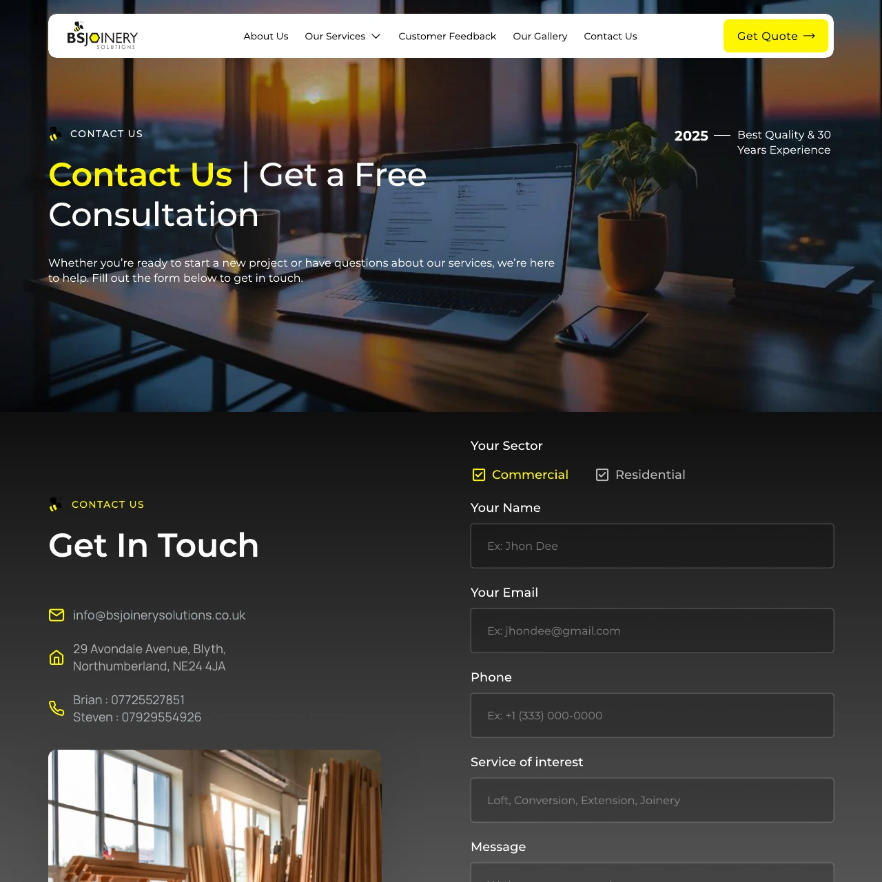 Contact Us — Part 1 of 2