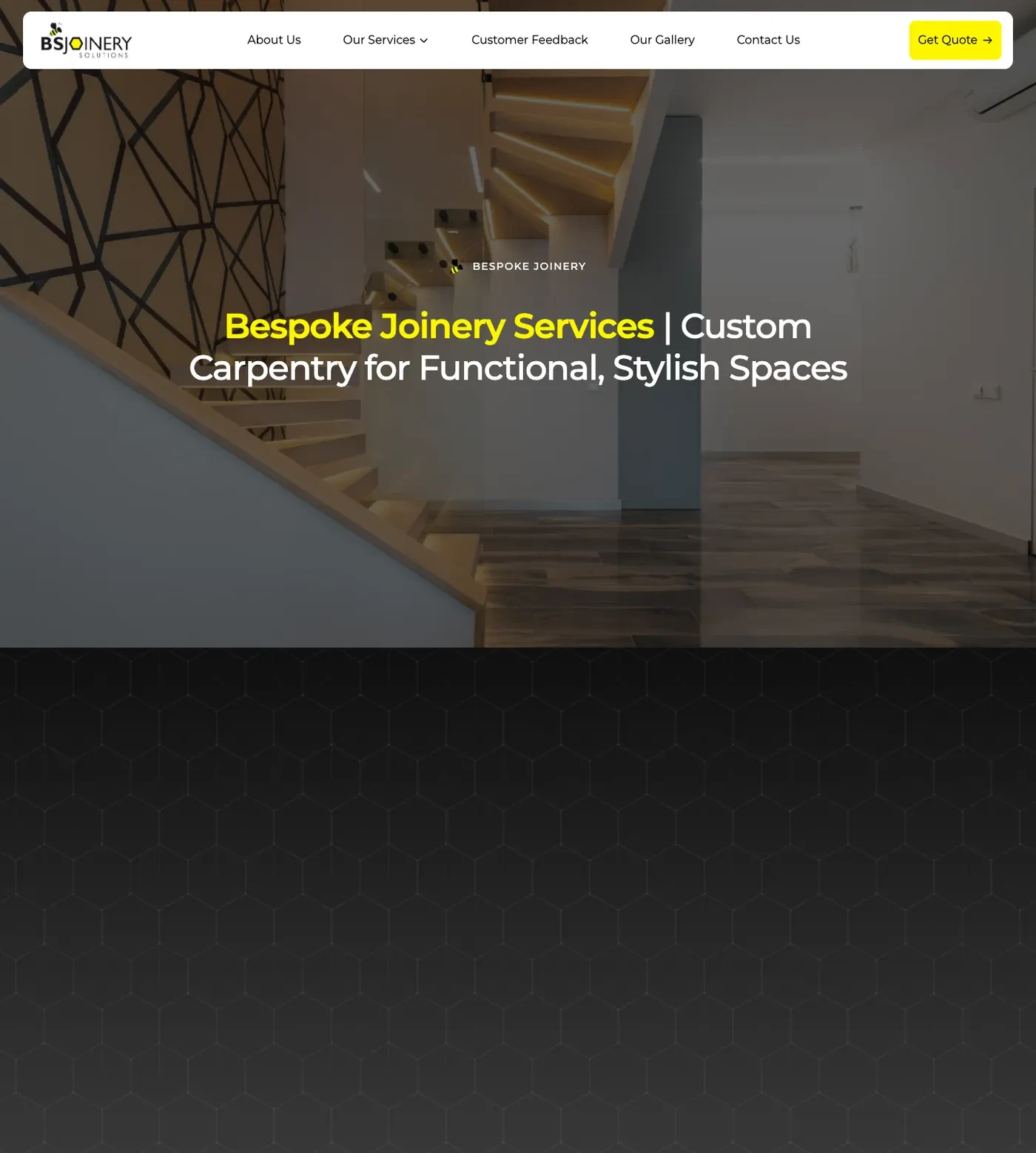 Bespoke Joinery — Part 1 of 4