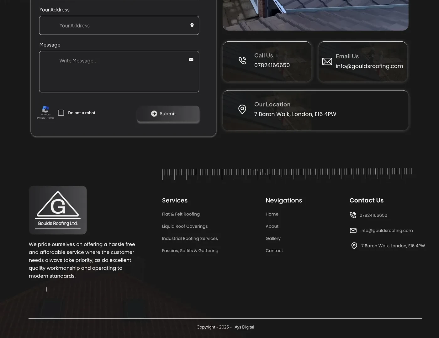 Contact Us — Part 2 of 2