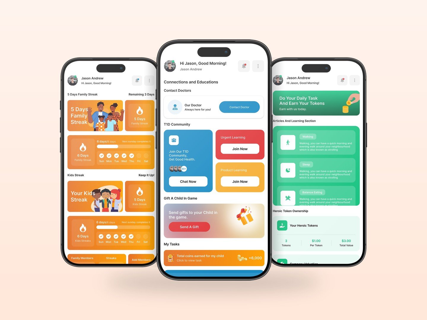 Heroic Diabetes T1D community gaming app by AlnairTech