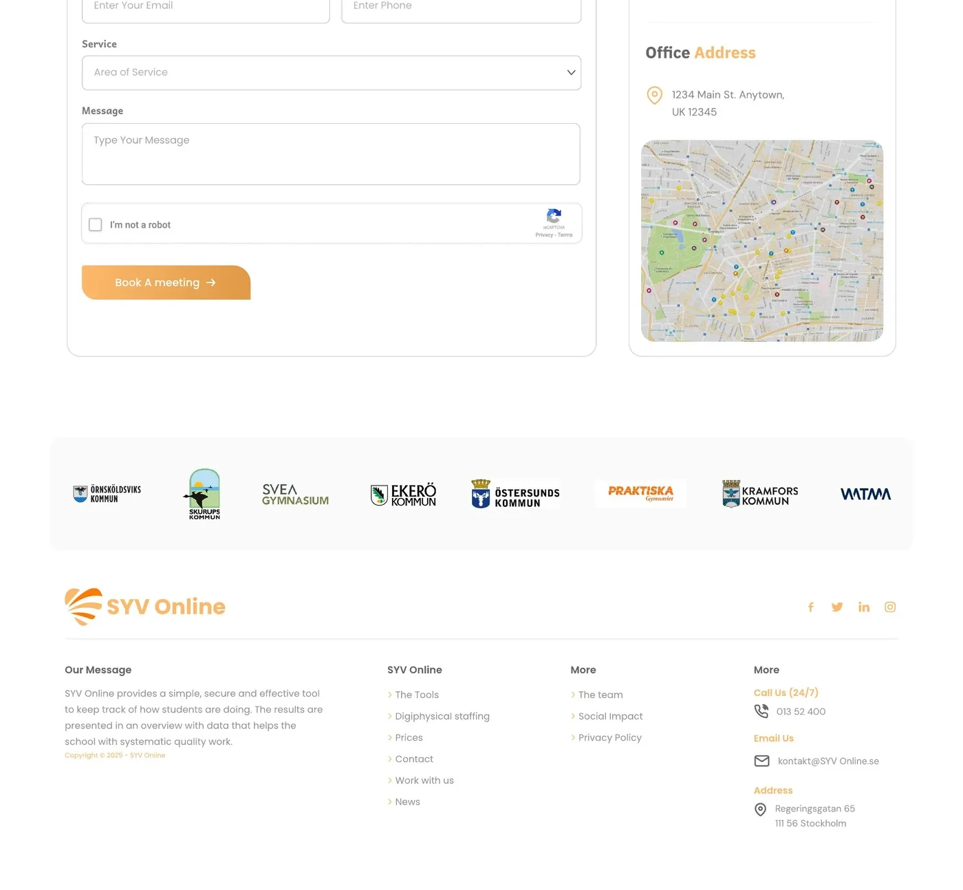 Contact Us — Part 2 of 2